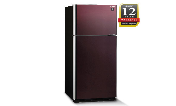Sharp 'Pelican' 2 Door Fridge [SJ-P598GM] - Click Image to Close